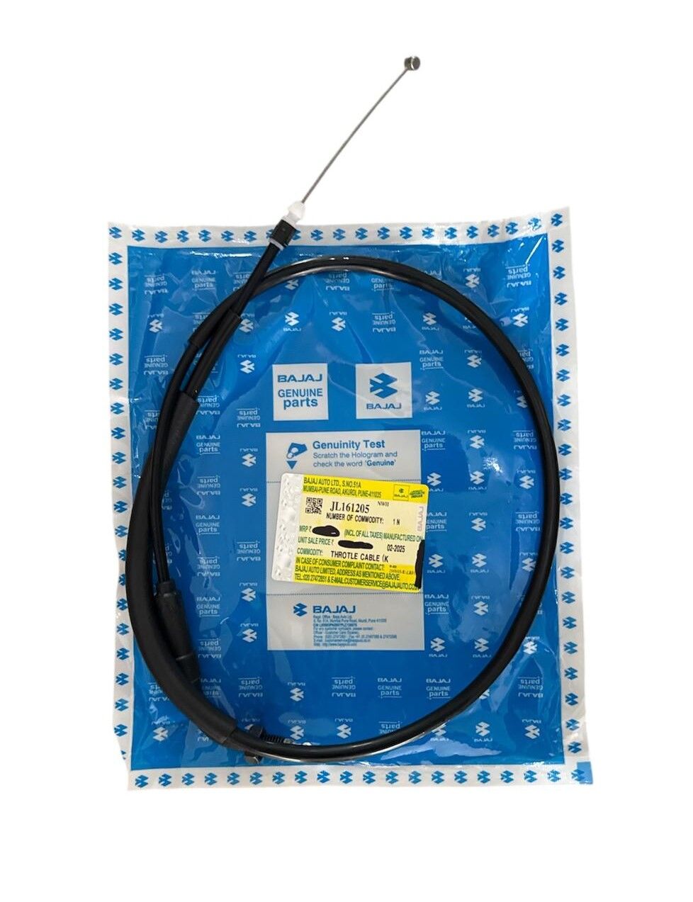 BAJAJ NS 200 GAZ TELİ JL161205 ORİJİNAL