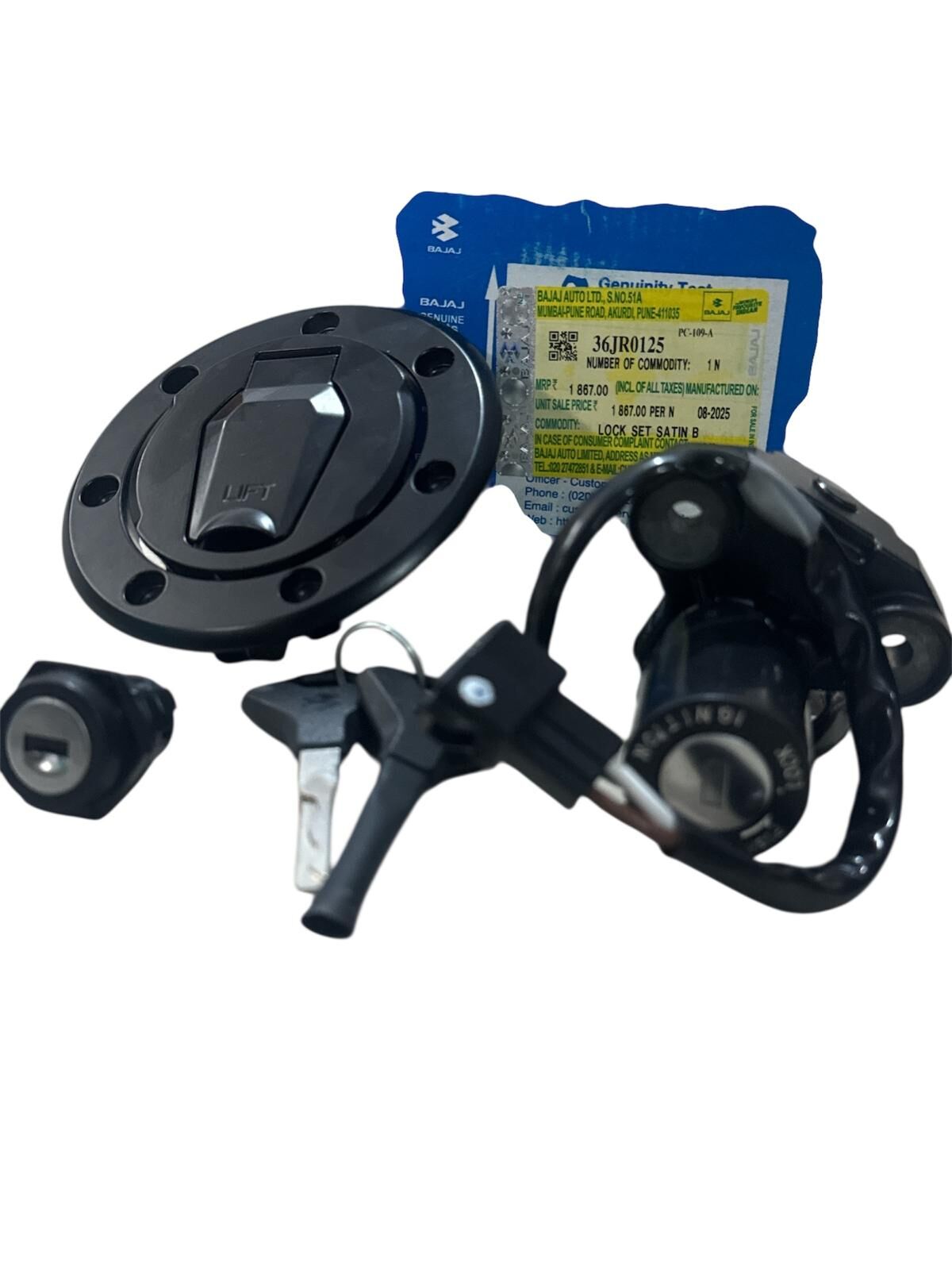 BAJAJ PULSAR N 250-F 250 KONTAK - KİLİT SETİ 36JR0125 ORİJİNAL