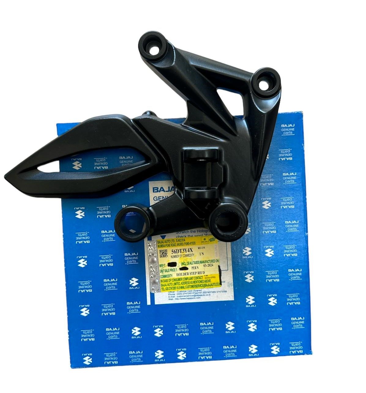 BAJAJ PULSAR RS 200 SÜRÜCÜ BASAMAK DEMİRİ SAĞ SİYAH 56DT3Y4X ORİJİNAL