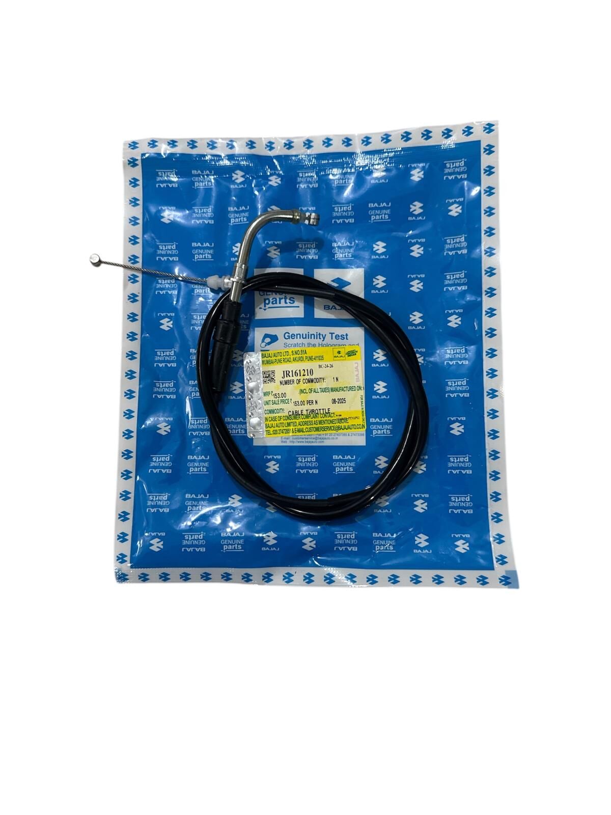 BAJAJ PULSAR N 250-F 250 GAZ TELİ JR161210 ORİJİNAL