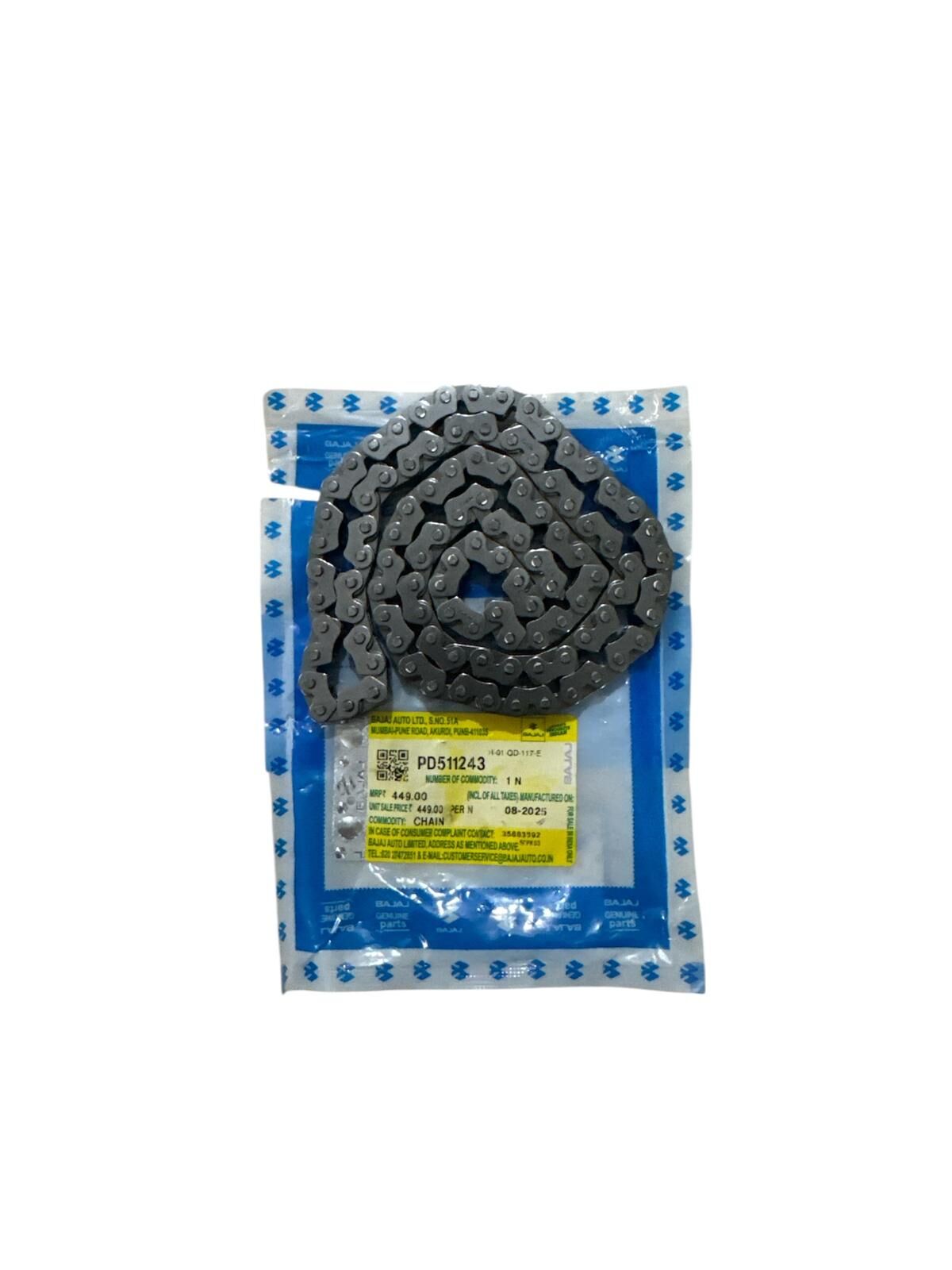BAJAJ PULSAR N 250-F 250 EKSANTRİK ZİNCİRİ PD511243 ORİJİNAL