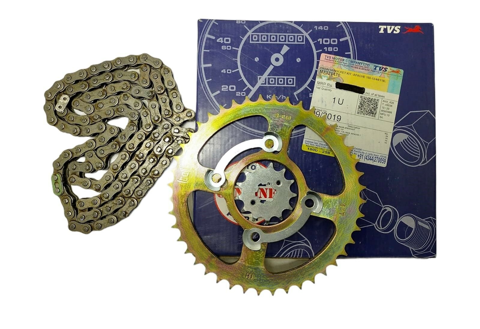 TVS APACHE RTR 180 ZİNCİR DİŞLİ SETİ N9323050
