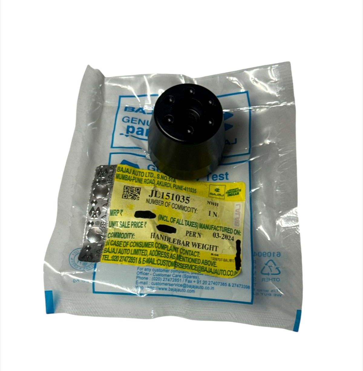 BAJAJ PULSAR NS200-RS200-N250-F250 GİDON TOPUZU JL151035 ORİJİNAL ÜRÜN
