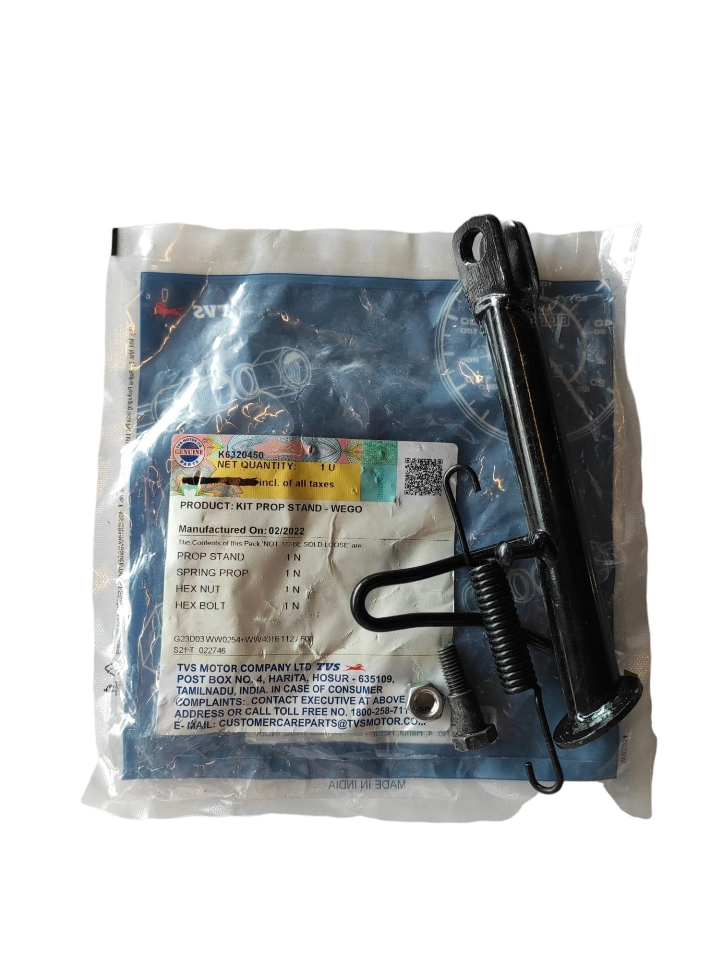 TVS JUPİTER WEGO  YAN SEHPA (AYAK) K6320450 ORİJİNAL ÜRÜN