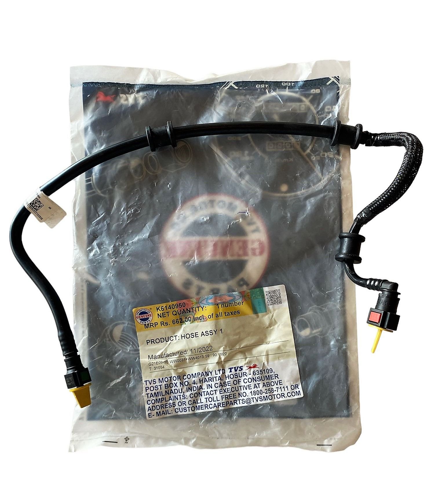 TVS JUPİTER EFİ WEGO YAKIT HORTUMU K6140950 ORİJİNAL ÜRÜN