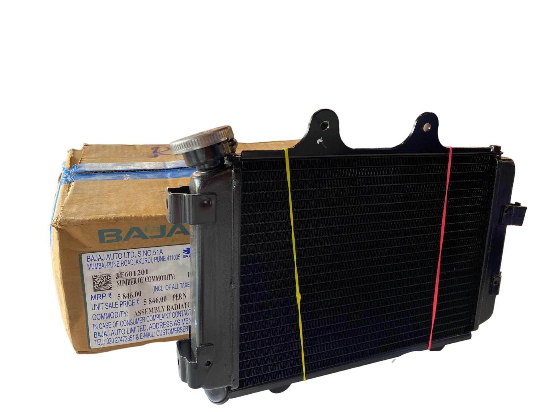 BAJAJ DOMİNAR 400 RADYATÖR DOLU MODEL FANLI JF601201 ORİJİNAL ÜRÜN