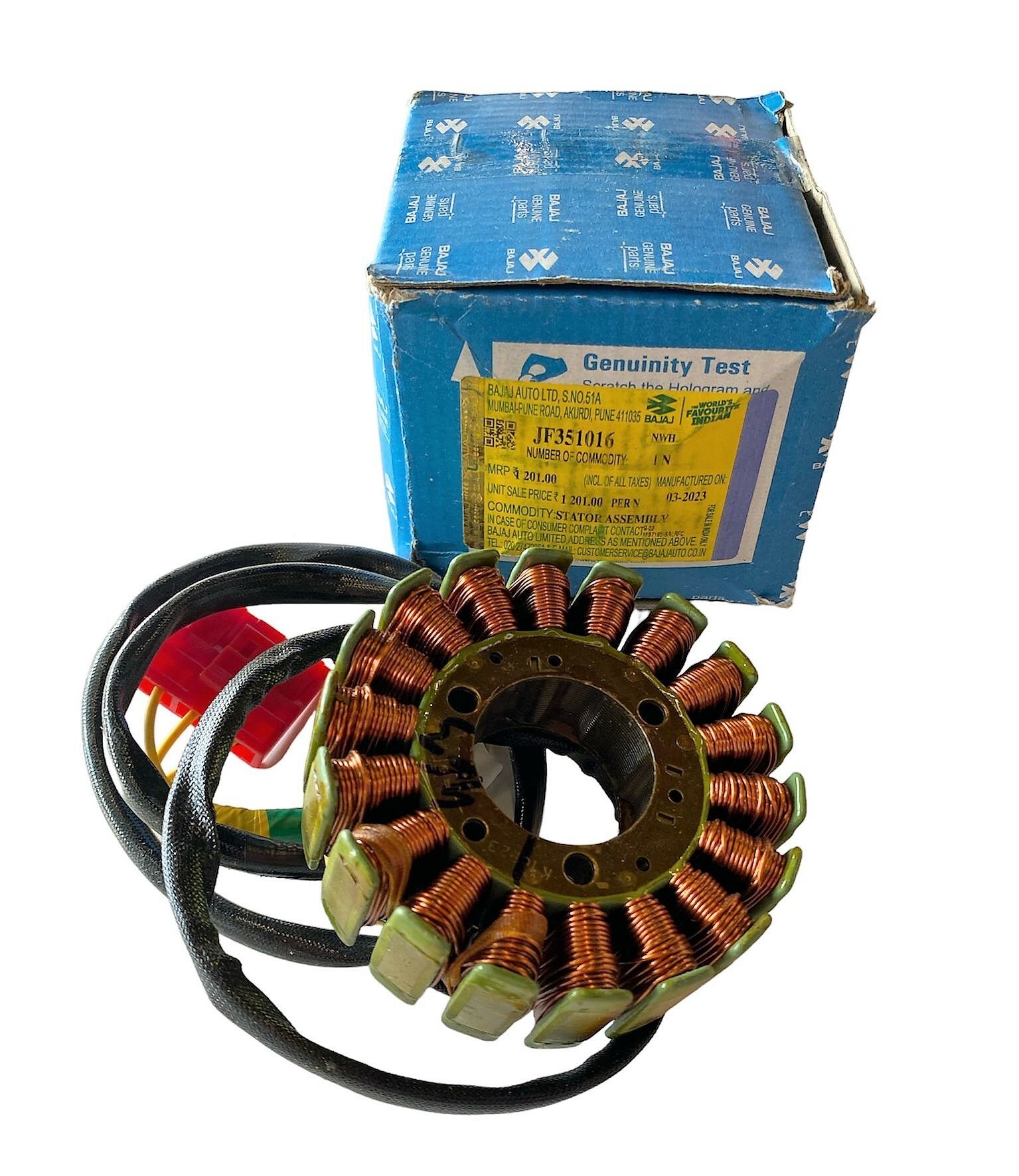 BAJAJ DOMİNAR 400 STATÖR JF351016 ORİJİNAL ÜRÜN