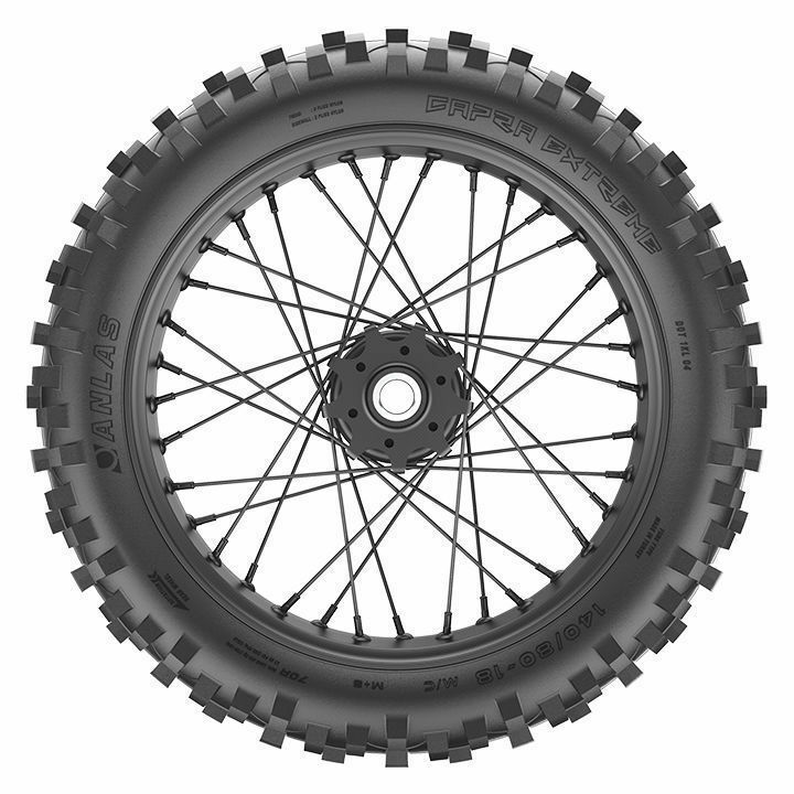 ANLAS 140/80-18 CAPRA EXTREME LASTİK (İÇ LASTİKLİ MODEL)