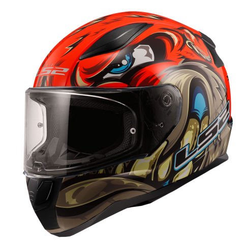 LS2 RAPID 2 SPOX KIRMIZI KASK