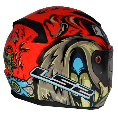 LS2 RAPID 2 SPOX KIRMIZI KASK